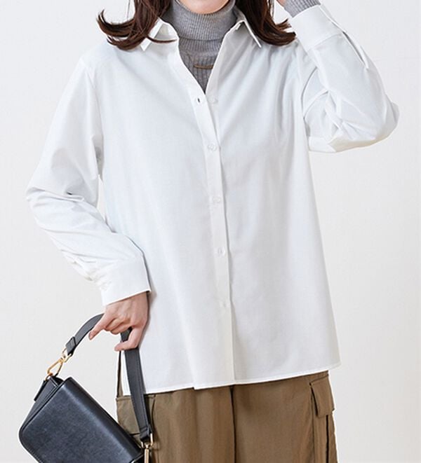 BELLUNA（ベルーナ）の「デイリーに着回せる！ベーシックシャツ（シャツ）」｜詳細画像