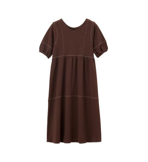 GeeRA（ジーラ）の「前後２ＷＡＹランタンスリーブワンピース（その他ワンピース）」｜詳細画像