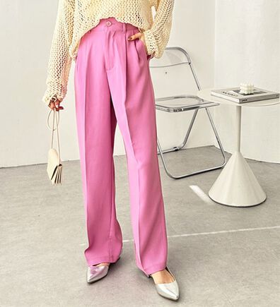 GeeRA（ジーラ）の「ハイウエストスラックスパンツ（ワイドパンツ・ガウチョ）」