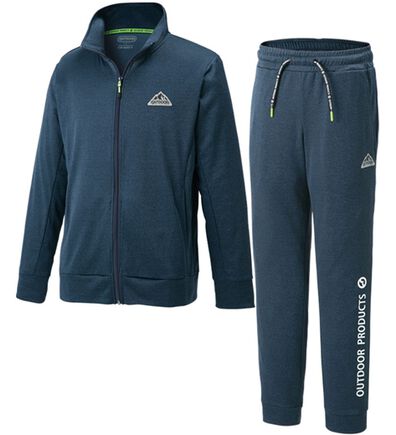 「＜アウトドアプロダクツ＞カチオン杢アクティブジャージ上下セット（メンズルームウェア）」