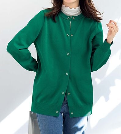 ルフラン（ルフラン）の「多機能が嬉しい！ニットカーディガン（ニットカーディガン）」