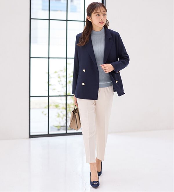 alotta（アロッタ）の「洗える！カシミヤタッチミニケーブルニット（ニット・セーター）」｜詳細画像