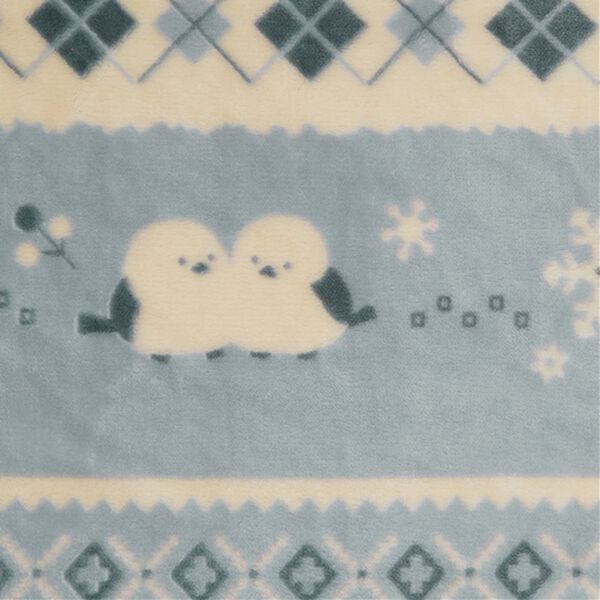 iellio（イエリオ）の「【８日間限定価格】もこもこボアとフランネルの毛布にもなるあったか布団カバー＜フランネル・北欧調・肌ざわり＞（掛布団カバー）」｜詳細画像