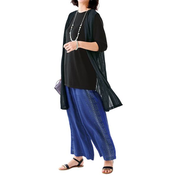 ルフラン（ルフラン）の「さらり夏素材ベスト＆チュニックアンサンブル（アンサンブル）」｜詳細画像