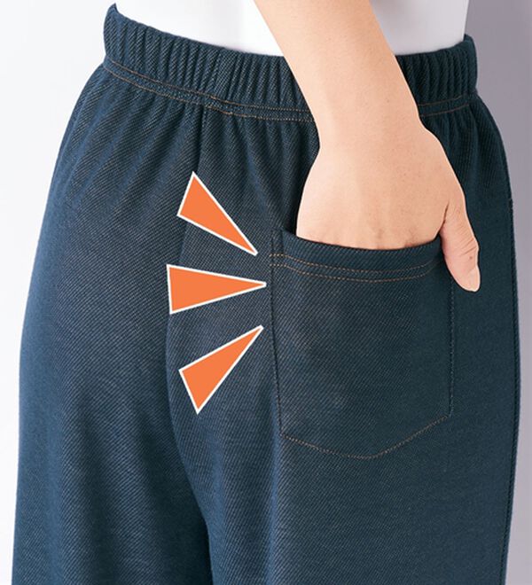 LAVIENNE（ラヴィエンヌ）の「裏シャギーであったか！らくちんジャージパンツ（その他パンツ）」｜詳細画像
