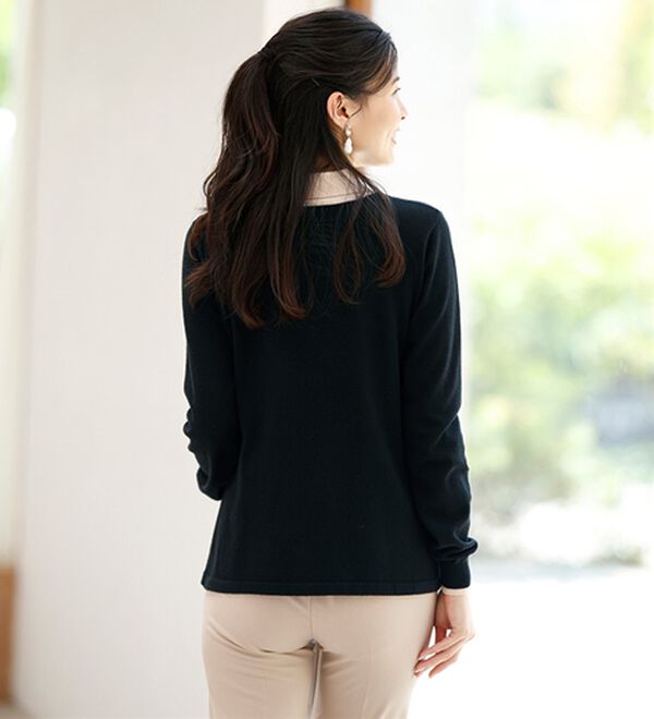 ルフラン（ルフラン）の「選べる衿デザインニット（ニット・セーター）」｜詳細画像