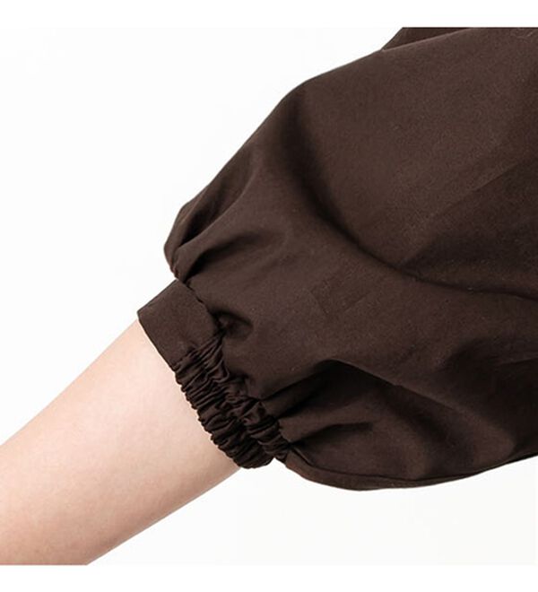 VINNO（ヴィノ）の「＜日本製＞布帛切替カットワンピース（カットソーワンピース）」｜詳細画像