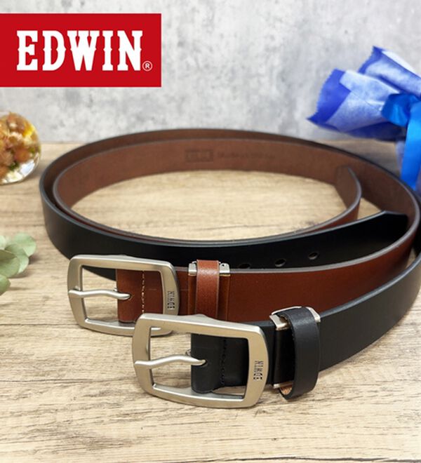 「【EDWIN】日本製紳士 牛革ギャリソン35ベルト（メンズベルト）」｜詳細画像