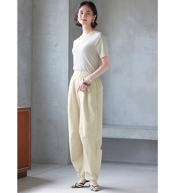 RANAN（ラナン）の「ひんやり！カーブパンツ（フルレングスパンツ）」｜詳細画像