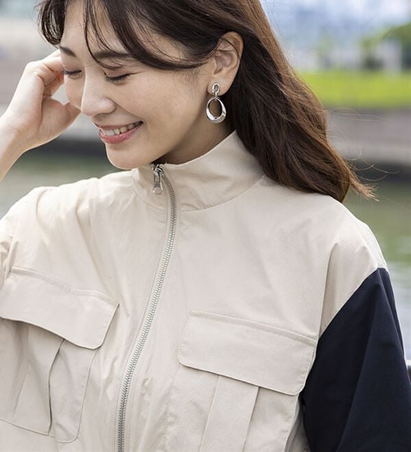 BELLUNA（ベルーナ）の「はっ水！ナイロンバルーンジャケット（ブルゾン）」｜詳細画像