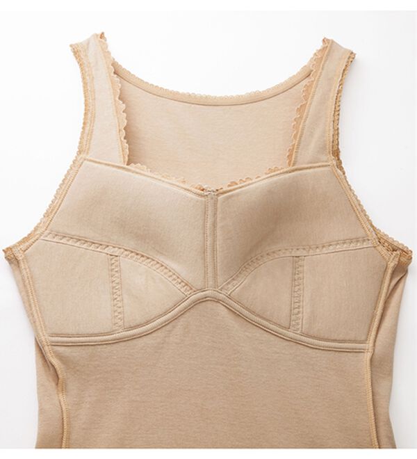 「【７色組】オーガニック綿１００％ブラキャミ（肌着・インナーウェア）」｜詳細画像