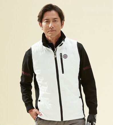 「＜トランスコンチネンツゴルフ＞ヒーター付きアクティブベスト（メンズベスト）」