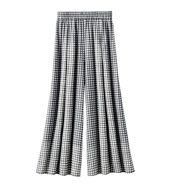 BELLUNA（ベルーナ）の「スラブ素材ポケット付ワイドパンツ（ワイドパンツ・ガウチョ）」｜詳細画像