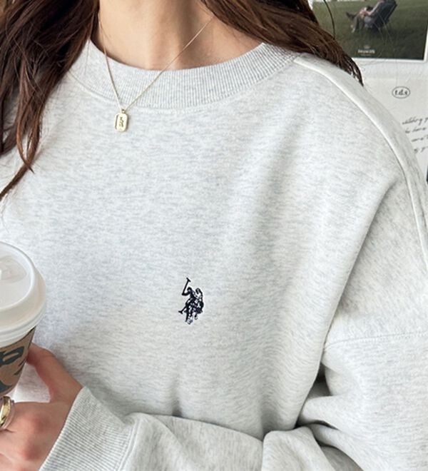 GeeRA（ジーラ）の「【U.S. POLO ASSN.】表ピーチ裏起毛スウェット（トレーナー・スウェット）」｜詳細画像