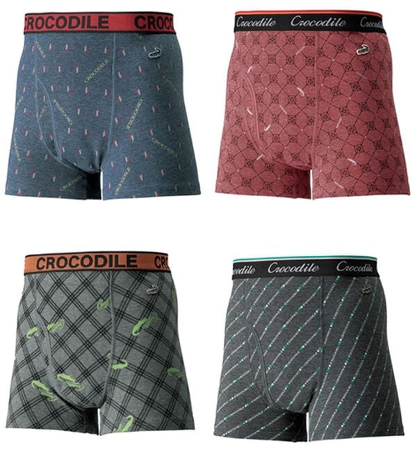4枚組】＜クロコダイル＞革新設計！瞬温（R）ボクサーパンツ