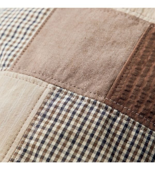 「＜クロコダイル＞播州織上品パッチワークハンチング（メンズ帽子）」｜詳細画像