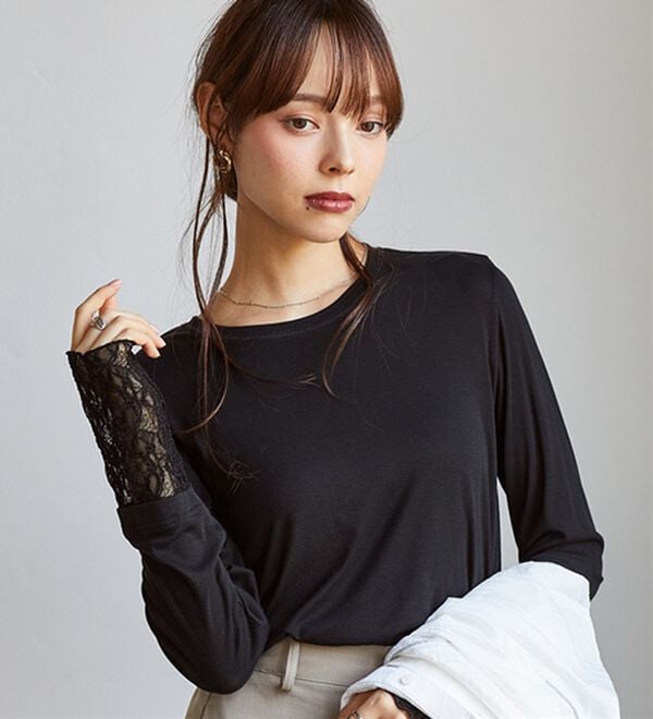 RANAN（ラナン）の「レイヤードスリーブロンＴＥＥ（カットソー）」｜詳細画像