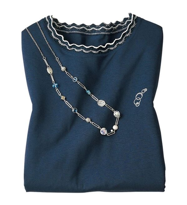 ルフラン（ルフラン）の「かぎ針編使い上品プルオーバー（カットソー）」｜詳細画像