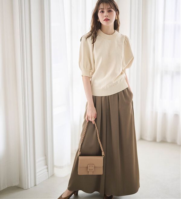 RANAN（ラナン）の「ボリュームパフスリーブニットトップス（ニット・セーター）」｜詳細画像