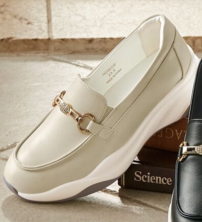 ルフラン（ルフラン）の「ビット金具付スニーカーローファー（スニーカー）」