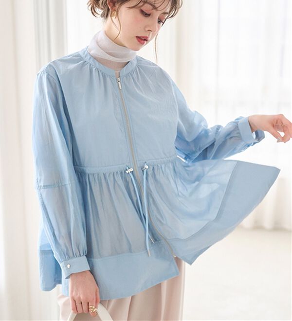 RANAN（ラナン）の「シアー切替ブルゾン（ブルゾン）」｜詳細画像