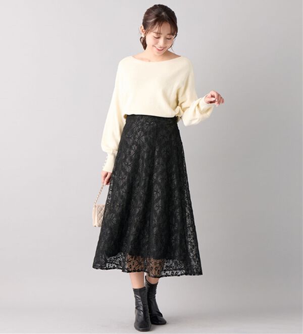 alotta（アロッタ）の「＜お客様企画＞ラメレースフレアースカート（ロングスカート）」｜詳細画像