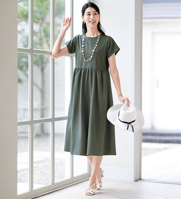 ルフラン（ルフラン）の「お買得＊活躍ブルゾン＆ワンピ（ブラウススーツ）」｜詳細画像