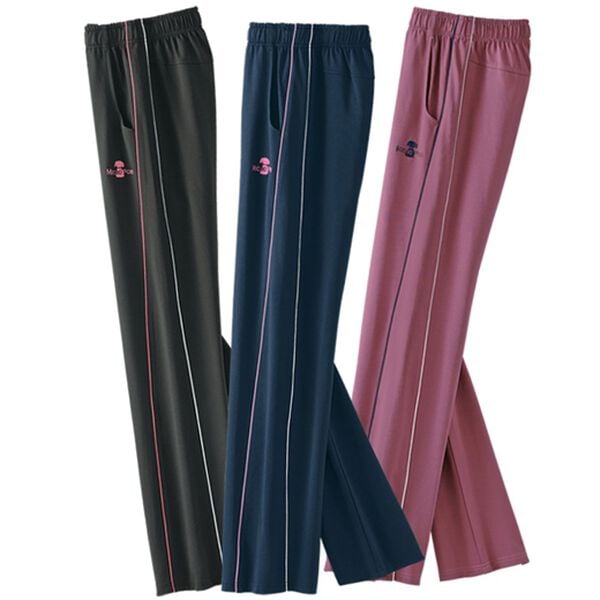 BELLUNA（ベルーナ）の「【３本組】はっ水！配色ジャージパンツ（フルレングスパンツ）」｜3本組