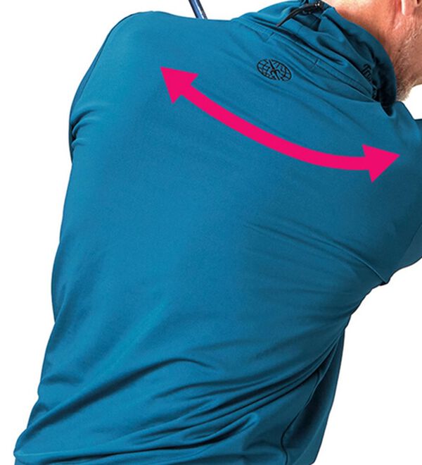 「＜トランスコンチネンツゴルフ＞ネックウォームウインドブレーカー（メンズトレーナー）」｜詳細画像