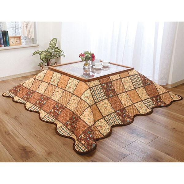 「ほっこり配色のやわらかキルトマルチカバー（ソファーカバー）」｜詳細画像