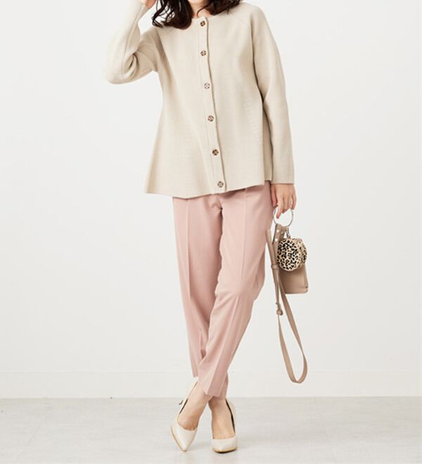 BELLUNA（ベルーナ）の「上品スポンディッシュニットペプラムカーディガン（ニットカーディガン）」｜詳細画像