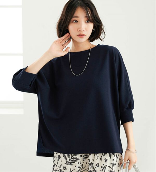 BELLUNA（ベルーナ）の「リブ切替ドルマンデザインプルオーバー（カットソー）」｜詳細画像