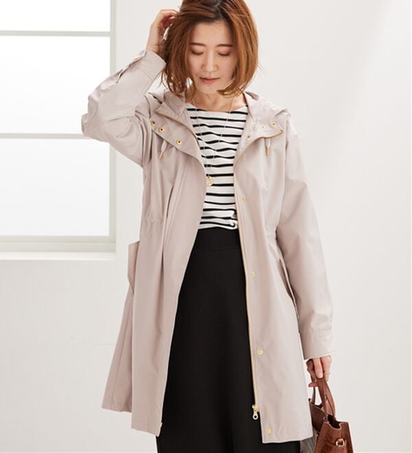 BELLUNA（ベルーナ）の「【新色追加】防風＆はっ水加工マウンテンパーカー（ハーフコート）」｜詳細画像