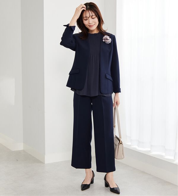 BELLUNA（ベルーナ）の「＜Ｃ／Ｓ＞センタータックワイドパンツ（ワイドパンツ・ガウチョ）」｜詳細画像