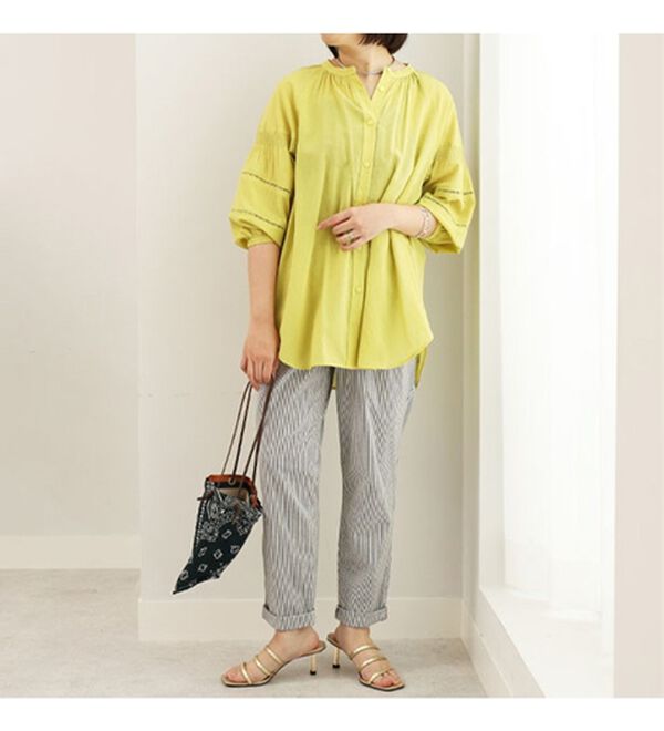 BELLUNA（ベルーナ）の「＜ｓｏｒａｆｕｋｕ＞ペインターテーパードパンツ（テーパードパンツ）」｜詳細画像