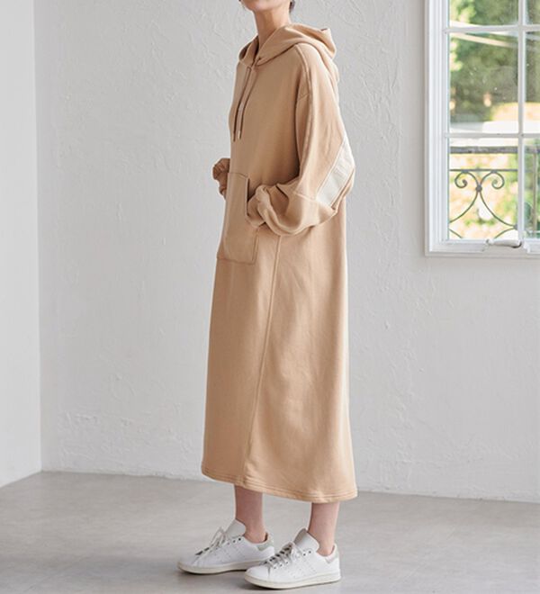 RANAN（ラナン）の「＜ａｄｉｄａｓ＞スウェットワンピース（その他ワンピース）」｜詳細画像