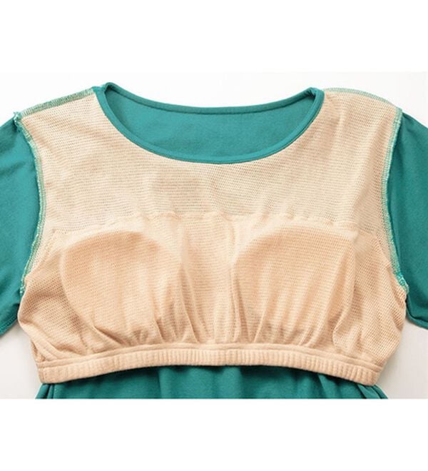 LAVIENNE（ラヴィエンヌ）の「カップ付ワンピース（カットソーワンピース）」｜詳細画像