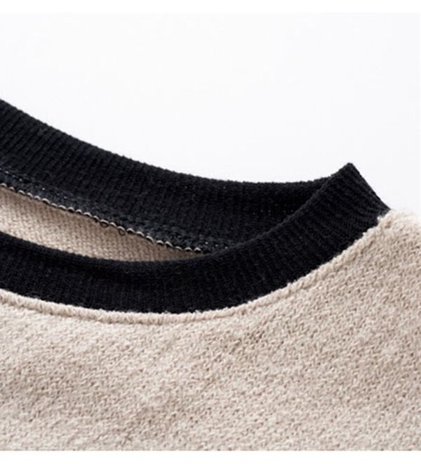 RANAN（ラナン）の「配色使いニットソープルオーバー（カットソー）」｜詳細画像