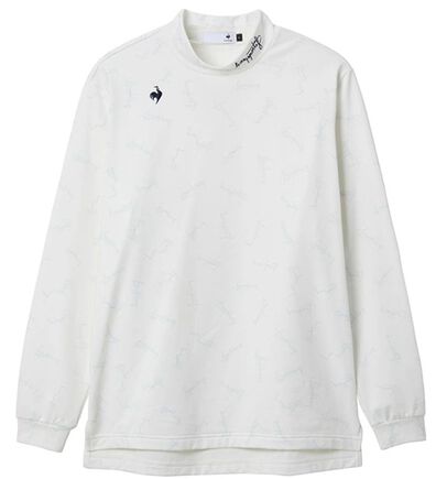 「シーズン柄モックネック長袖シャツ（メンズカットソー）」