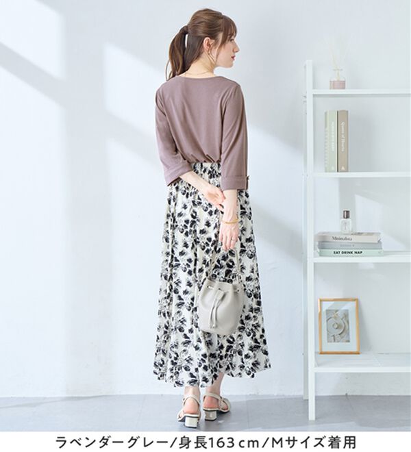 alotta（アロッタ）の「７分袖金ボタンデザイントップス（カットソー）」｜詳細画像