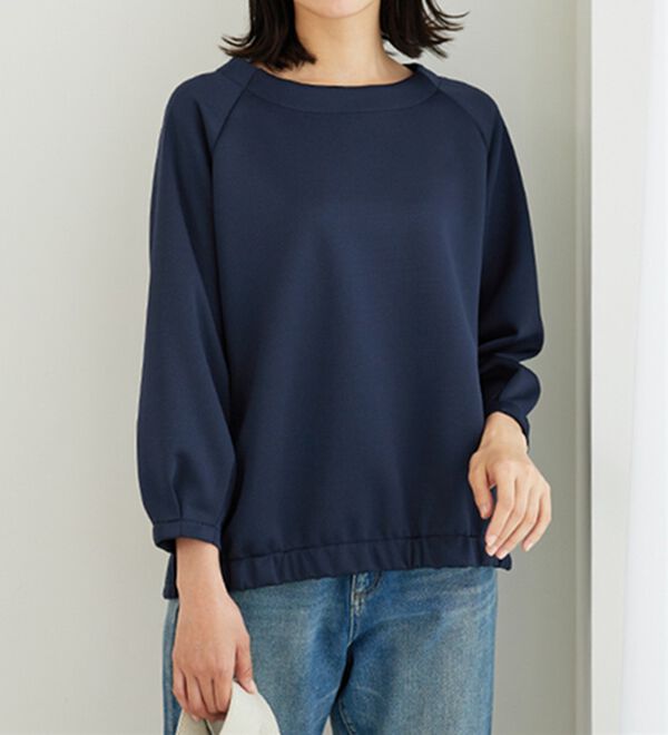 BELLUNA（ベルーナ）の「軽やか！メッシュダンボールプルオーバー（カットソー）」｜詳細画像