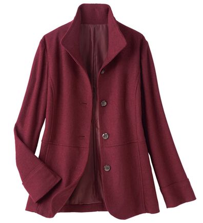 ルフラン（ルフラン）の「圧縮ニットのウール混ジャケット（その他ジャケット）」