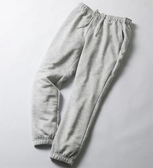 「快適！遠赤保温パンツ（メンズフルレングスパンツ）」｜杢グレー