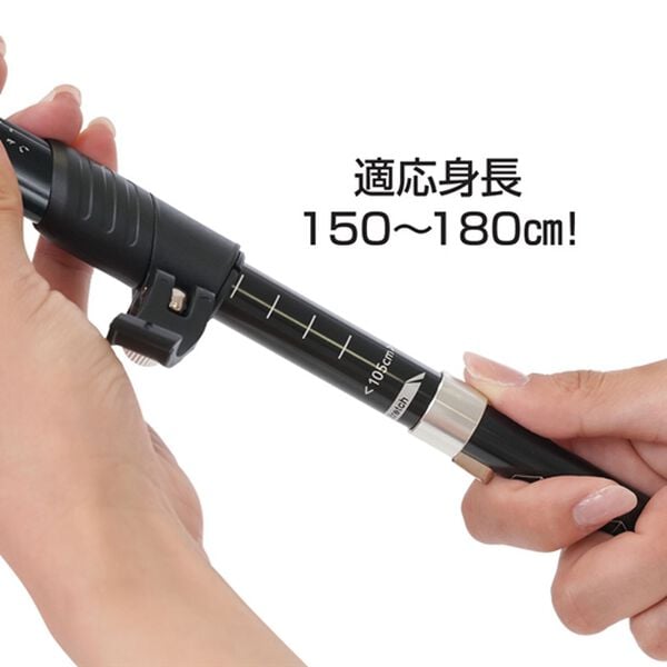 「折りたたみ式ウォーキングポール　２本組（シニア・生活サポート）」｜詳細画像