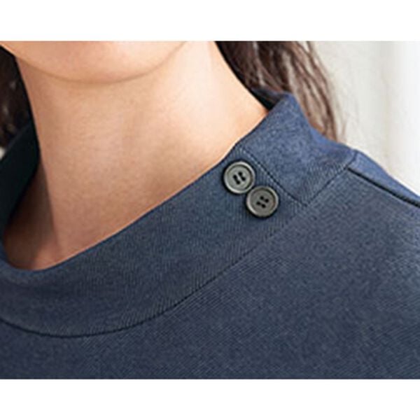 BELLUNA（ベルーナ）の「まるで着る毛布！裏ファーフレンチスリーブボタン使いベスト（ベスト）」｜詳細画像