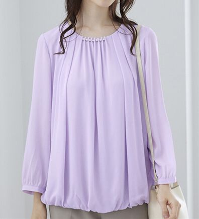 BELLUNA（ベルーナ）の「＜セレモニースタイル＞パール使いブラウス（ブラウス）」