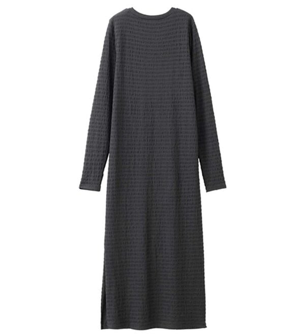 GeeRA（ジーラ）の「全骨格対応！ネックジャガードワンピ―ス（カットソーワンピース）」｜詳細画像