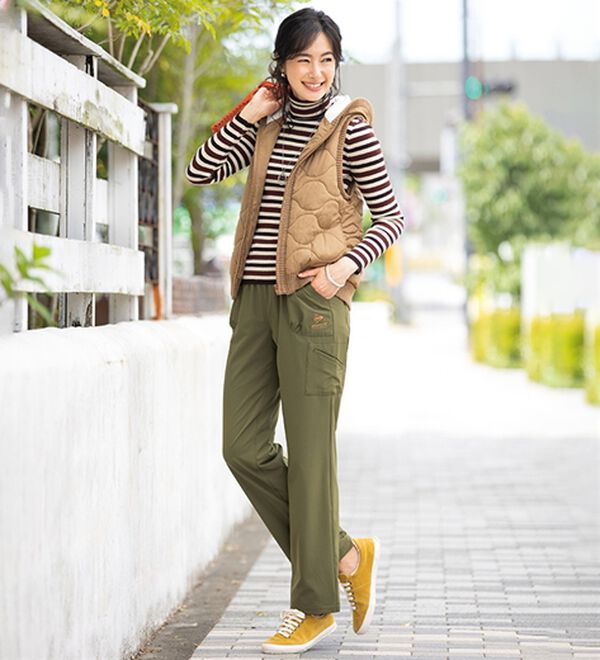 ルフラン（ルフラン）の「【３本組】【ＤＲ】蓄熱保温！裏フリースはっ水パンツ（その他パンツ）」｜詳細画像