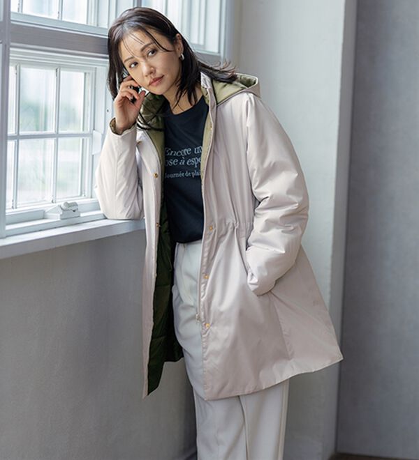 BELLUNA（ベルーナ）の「Ａｉｒｙ　＆Ｗａｒｍ　あったか軽量デザインコート（ロングコート）」｜詳細画像