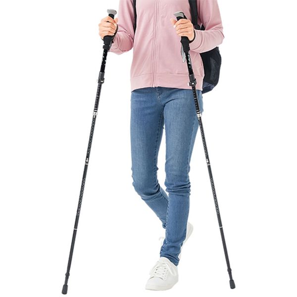 「折りたたみ式ウォーキングポール２本組（シニア・生活サポート）」｜1